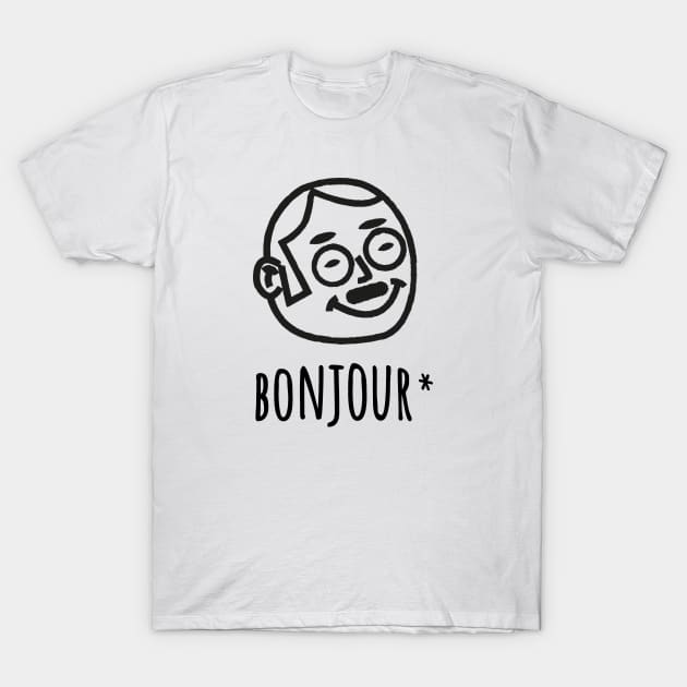 Bonjour hello France T-Shirt by Mr Youpla